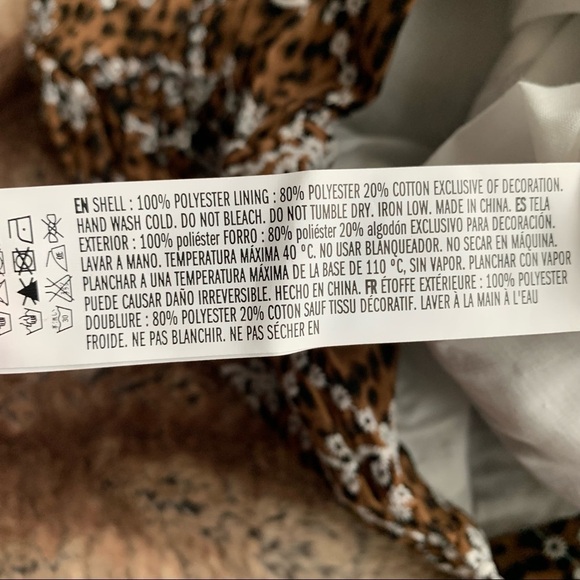 Free the Roses Leopard Eyelet Skirt - Picture 6 of 6